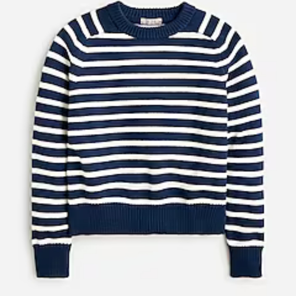 J. Crew relaxed pullover sweater Cotton sz M